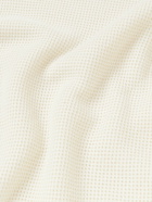 Giorgio Armani - Wool and Cotton-Blend Polo Shirt - Neutrals