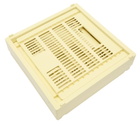 HAY Cube Recycled Colour Crate in Light Yellow 