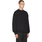 Acne Studios Black Flogho Crewneck Sweatshirt