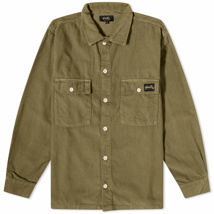 Photo: Stan Ray Men's CPO Overshirt in Olive Cord