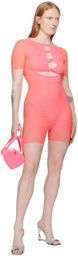 Poster Girl Pink & Orange Dinero Jumpsuit