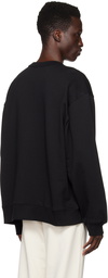 Dries Van Noten Black Crewneck Sweatshirt