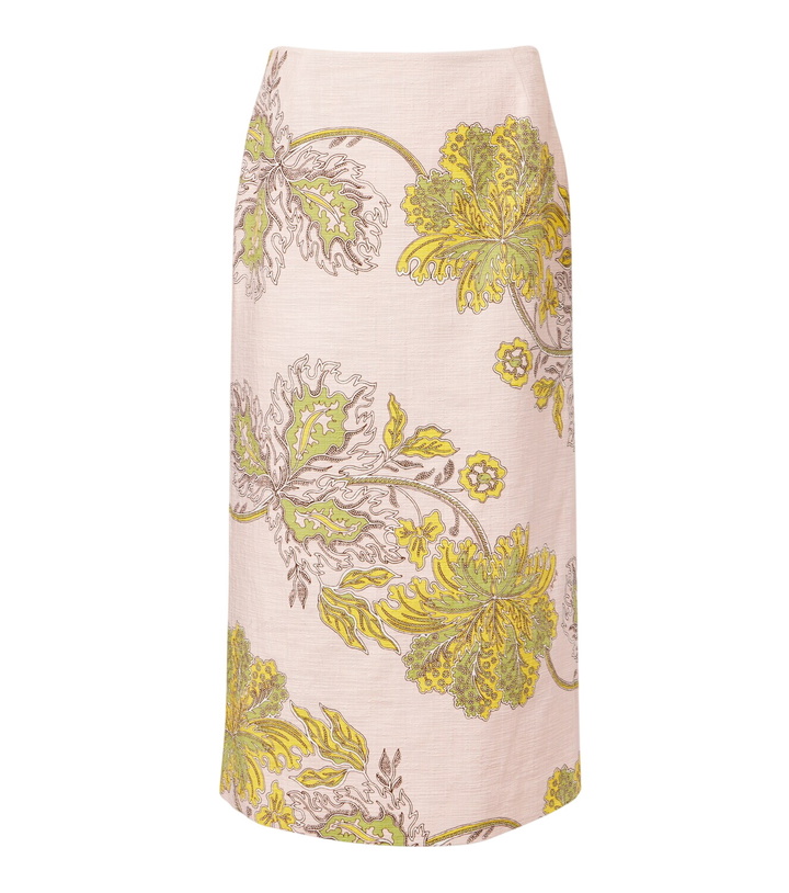 Photo: La DoubleJ Printed cotton midi skirt