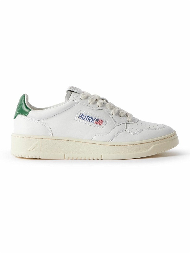 Photo: Autry - Medalist Two-Tone Leather Sneakers - White
