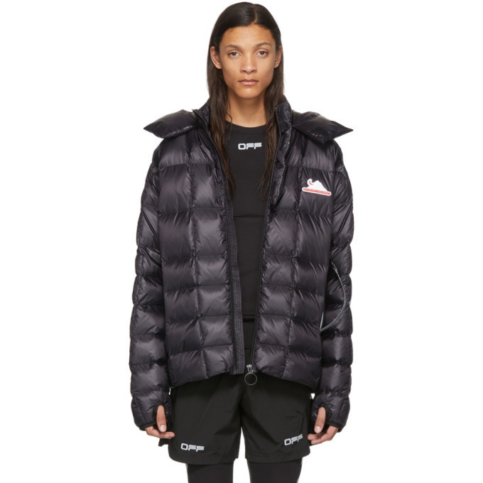 Photo: Off-White Black Down Packable Puffer Jacket