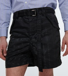 Sacai - x Eric Haze printed shorts