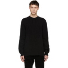 Alexander McQueen Black Crewneck Knit Sweater