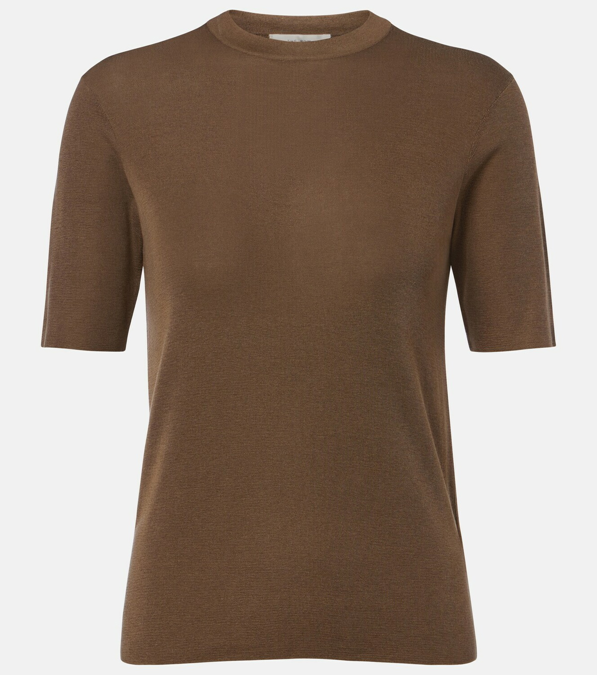 The Row Ozzi silk-blend T-shirt