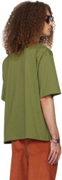 Marni Green Dripping Flower T-Shirt