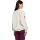 Off-White Gray 'Off' College Sweatshirt