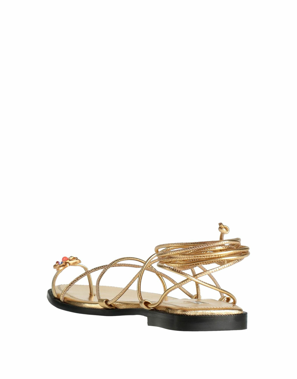 Nodaleto Womens Thong sandal in Gold