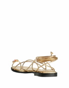 Nodaleto Womens Thong sandal in Gold