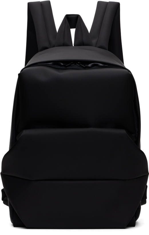 Photo: Côte&Ciel Black Sava Sleek Nylon Backpack