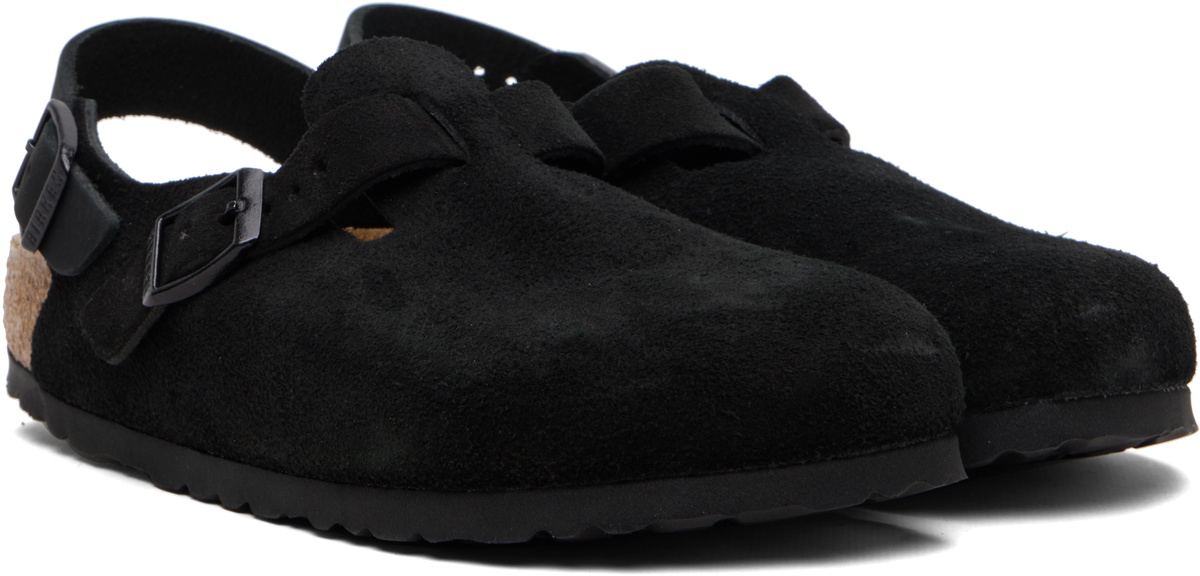 Birkenstock Black Narrow Tokio Slip-on Loafers