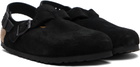 Birkenstock Black Narrow Tokio Slip-on Loafers