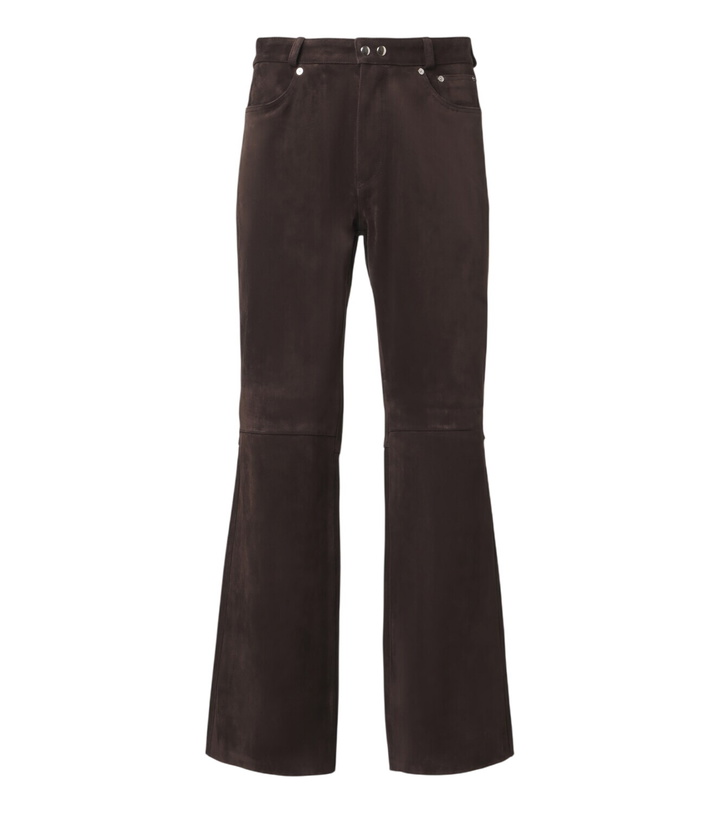 Photo: Our Legacy Carlson Cut suede bootcut pants