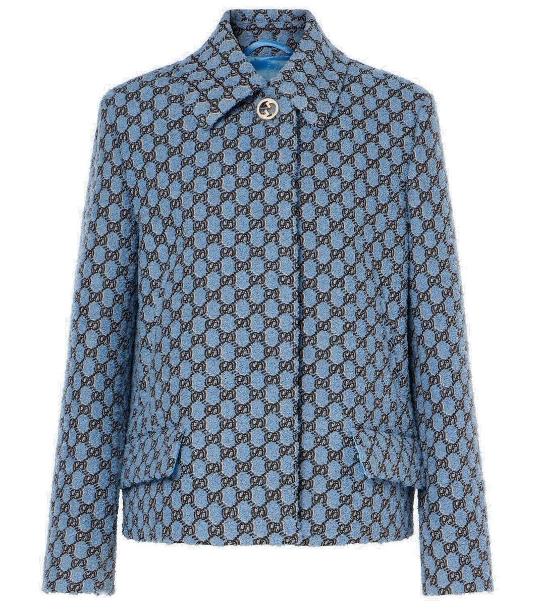 ジャケット GUCCI BOUCLE WOOL JACKET Wool bouclé jacket in off white | GUCCI® SI