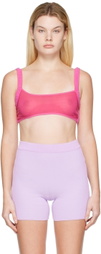 Jacquemus Pink Le Papier 'Le Bandeau Ascosu' Bra
