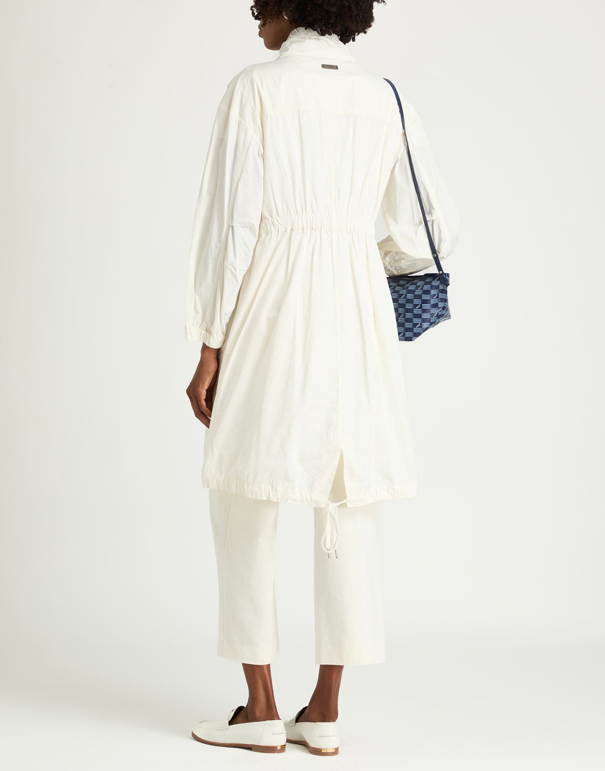Peserico Womens Overcoat & Trench Coat Ivory