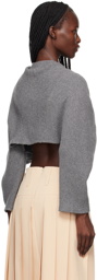 Beaufille Gray Twist Sweater