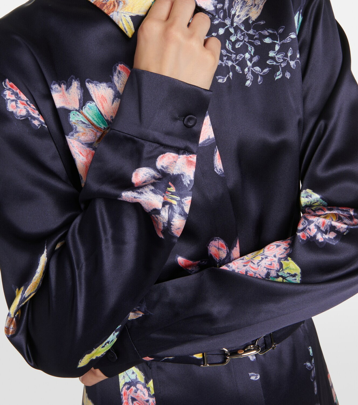 Gabriela Hearst Jane floral silk midi dress