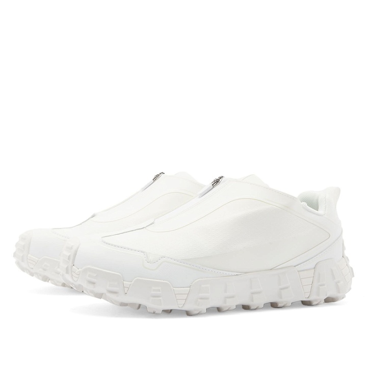 Photo: Norse Projects Men's Zip Up Runner V04 Sneakers in White