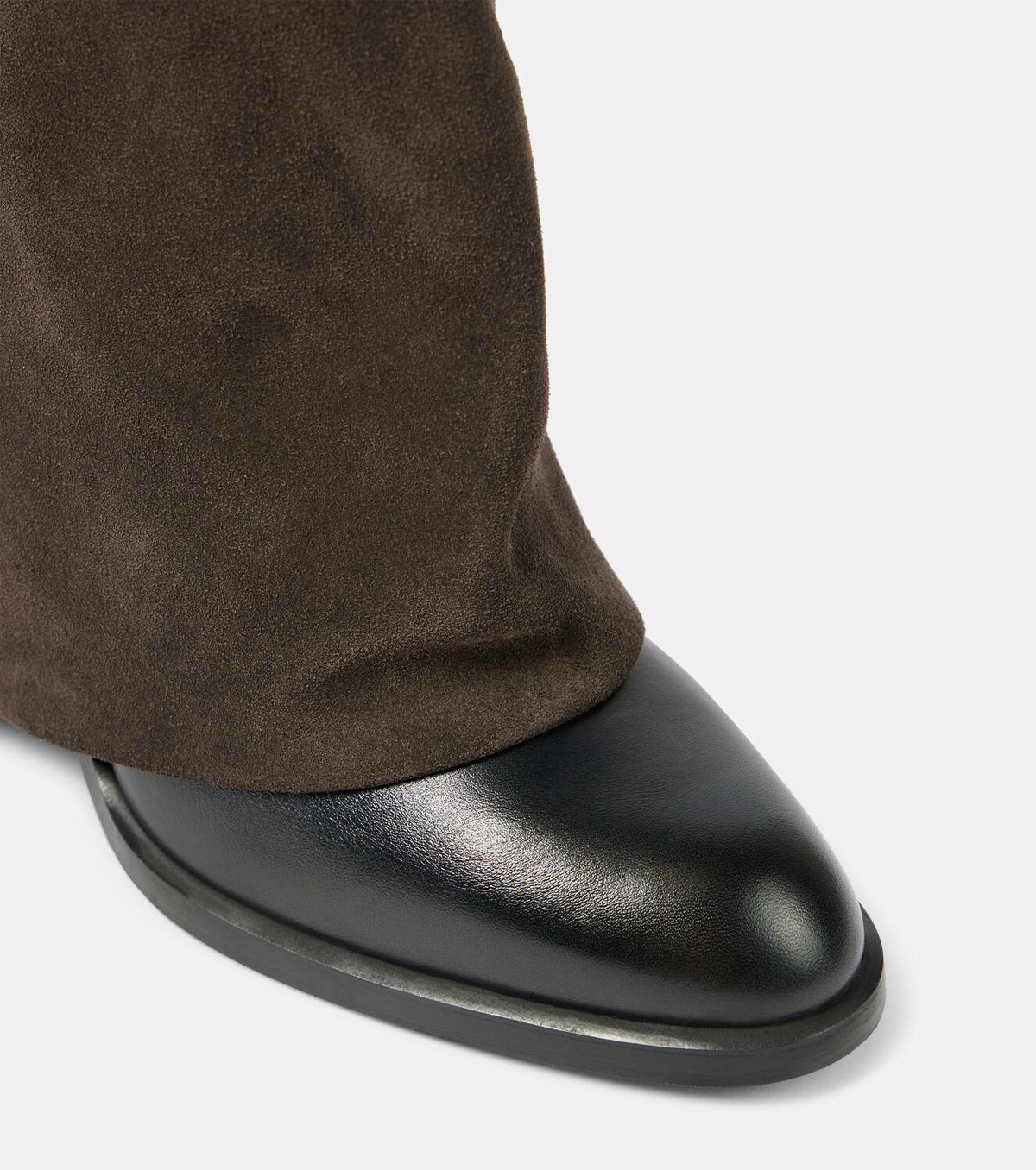 【See By Chloe】 Melia 90レザーブーツ See By Chloé Melia 90 leather and suede boots See by Chloe