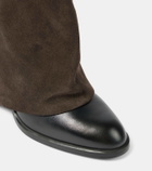See By Chloé Melia 90 leather and suede boots