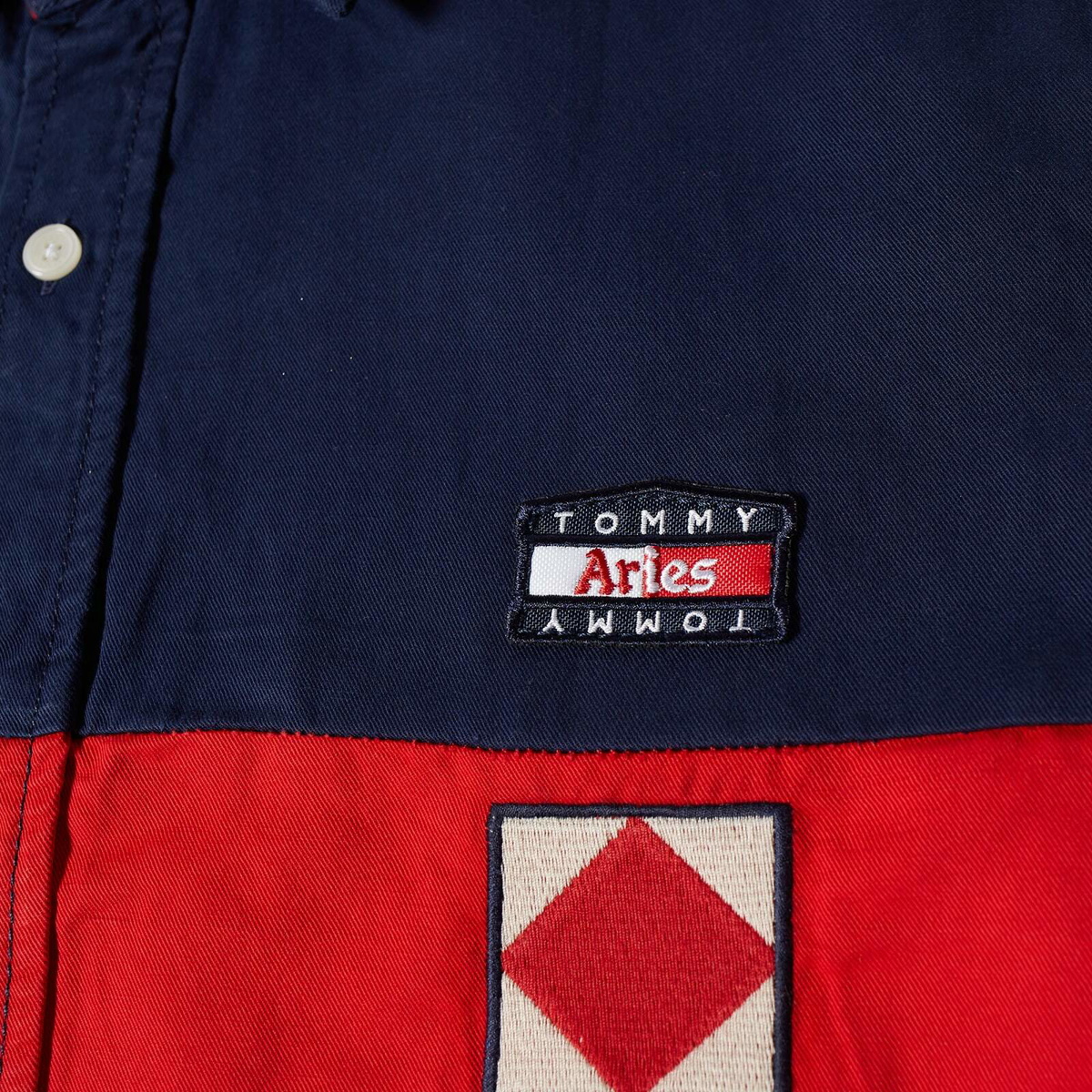 Tommy Jeans x Aries Multi Flags Shirt in Desert Sky Tommy Jeans