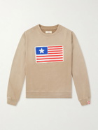 Cherry Los Angeles - Embroidered Cotton-Jersey Sweater - Brown