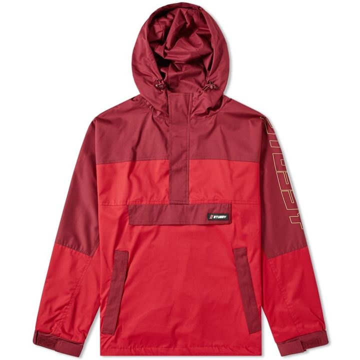 Photo: Stussy Alpine Pullover Jacket Red