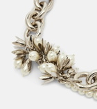 Simone Rocha Embellished faux pearl necklace