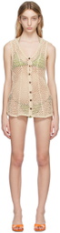 Akoia Beige Jala Minidress
