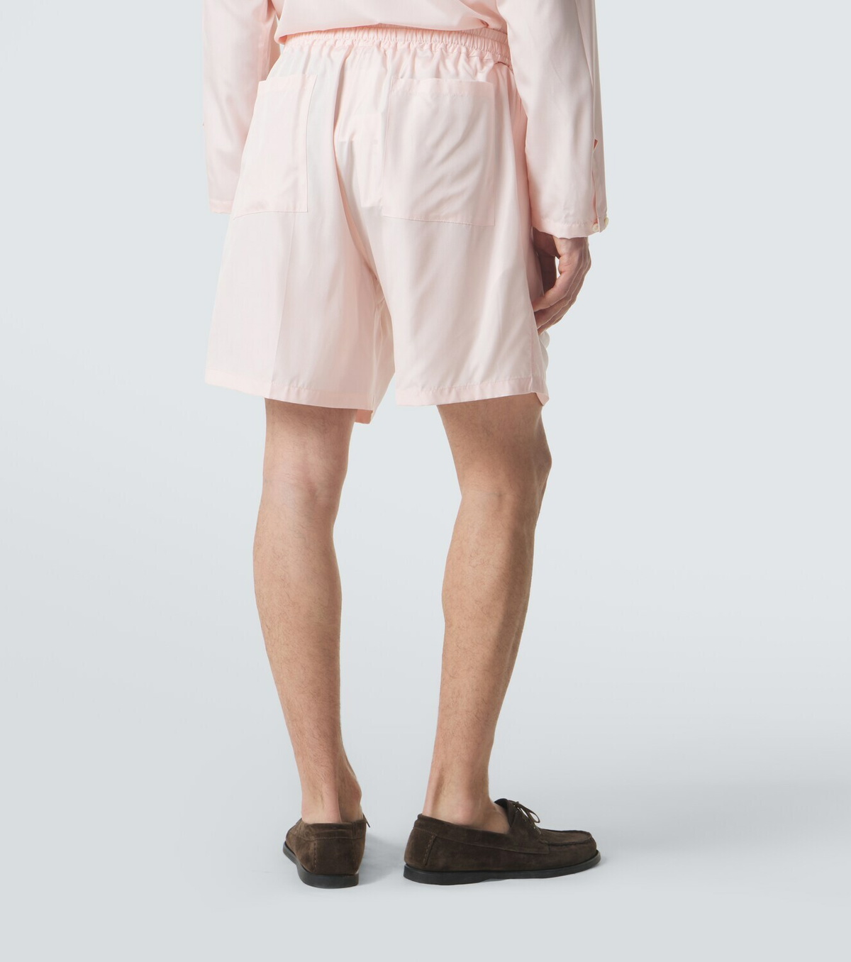 Umit Benan Julian Paradiso silk shorts