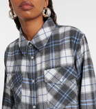 God's True Cashmere Tartan cashmere shirt