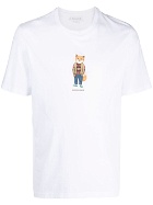 MAISON KITSUNE' - Dressed Fox Cotton T-shirt