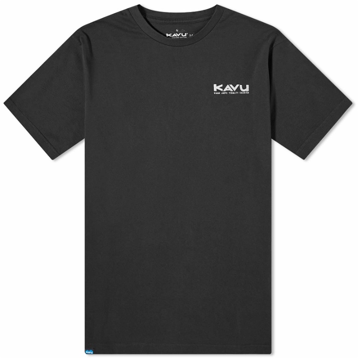 Photo: KAVU Men's Klear Above Etch Art T-Shirt in Black
