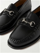 G.H. Bass & Co. - Weejuns Heritage Lincoln Horsebit Leather Penny Loafers - Black