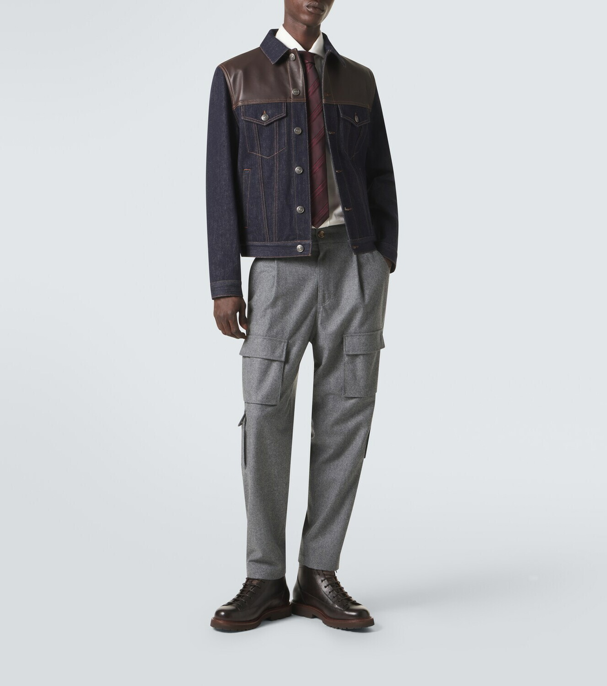 Brunello Cucinelli Virgin wool cargo pants