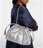 Loewe Flamenco metallic leather shoulder bag