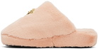 Versace Pink 'La Medusa' Slippers