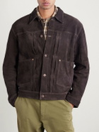 Nudie Jeans - Dante II Suede Trucker Jacket - Brown