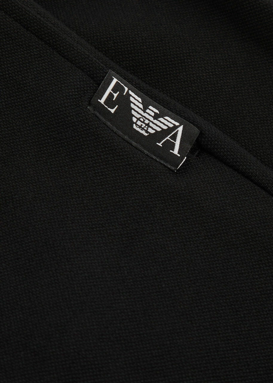 Emporio Armani Stretch-jersey Sweatpants Black
