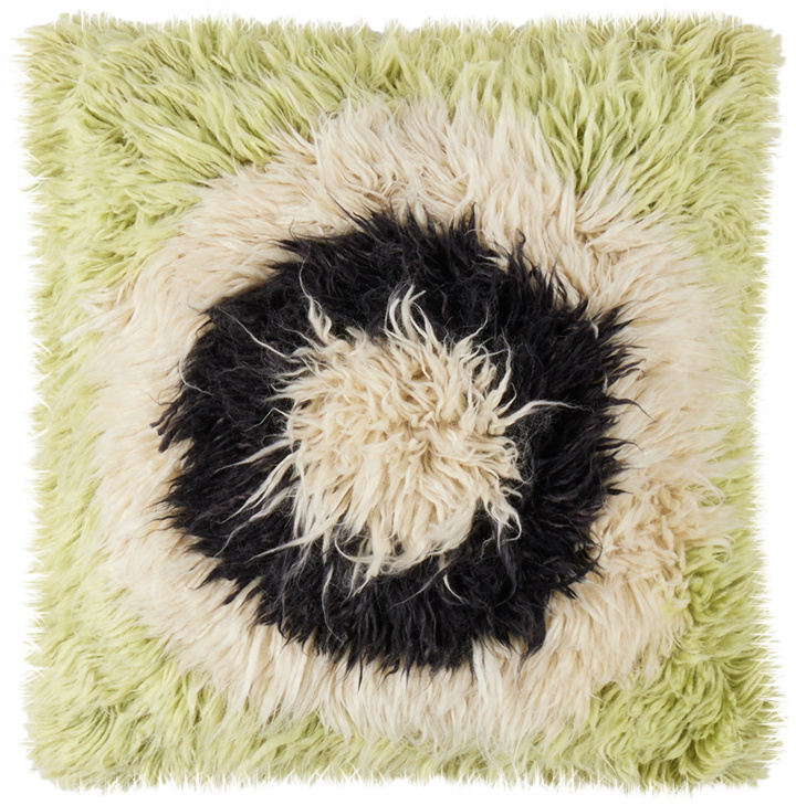 Photo: Mush Studios Green & Black Dandi Cushion