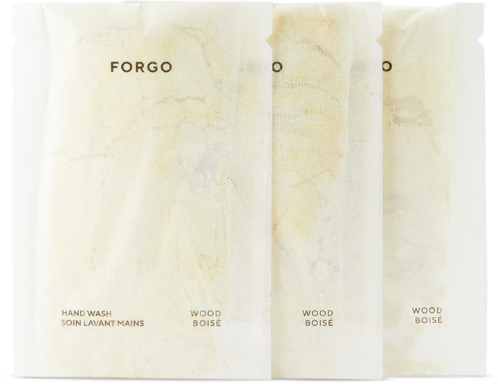Photo: FORGO Wood Hand Wash Refill Set, 3 x 12 g