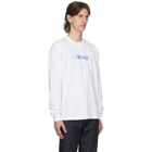 Awake NY SSENSE Exclusive White Logo Long Sleeve T-Shirt