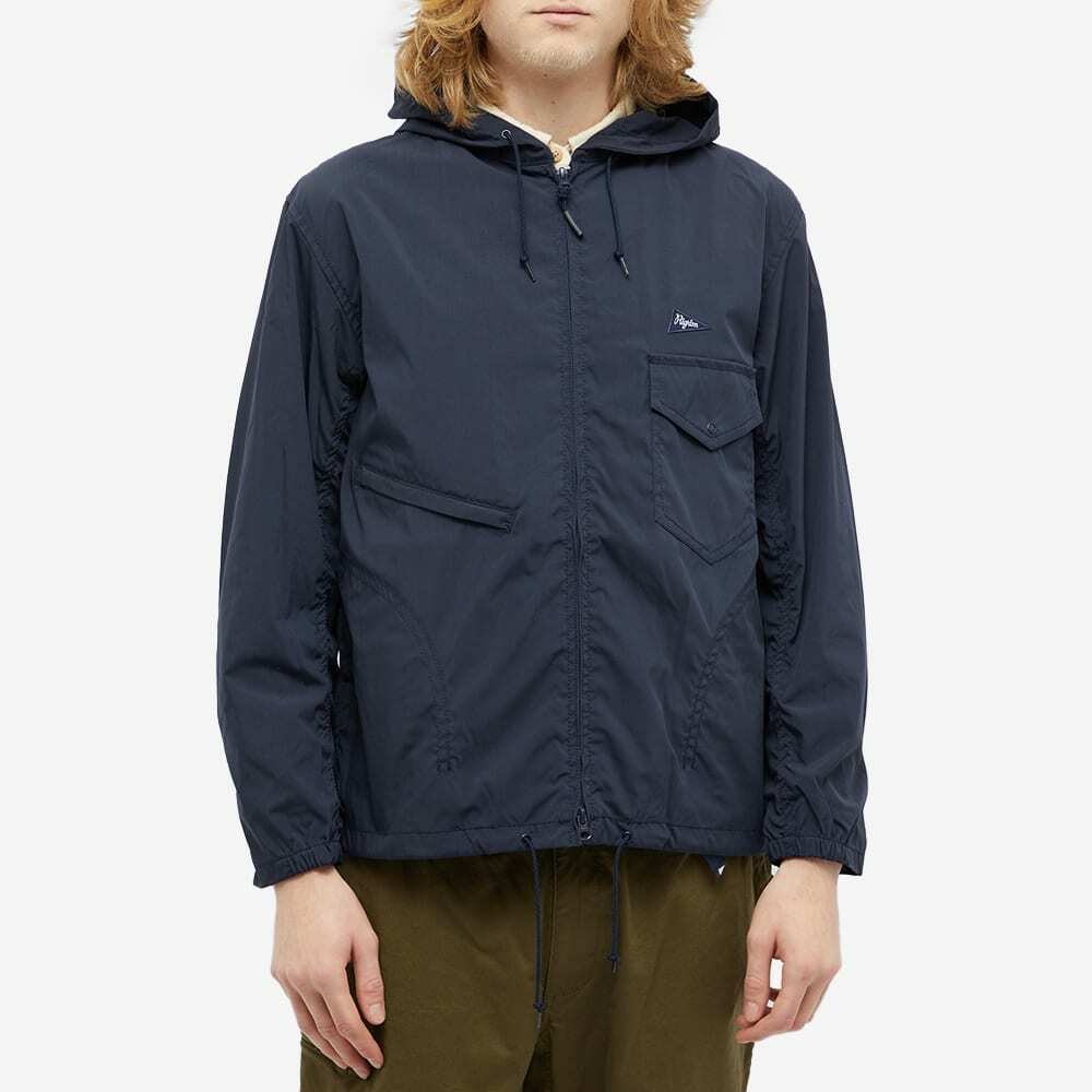 Pilgrim Surf + Supply Men's Russel Zip Parka Jacket in Navy