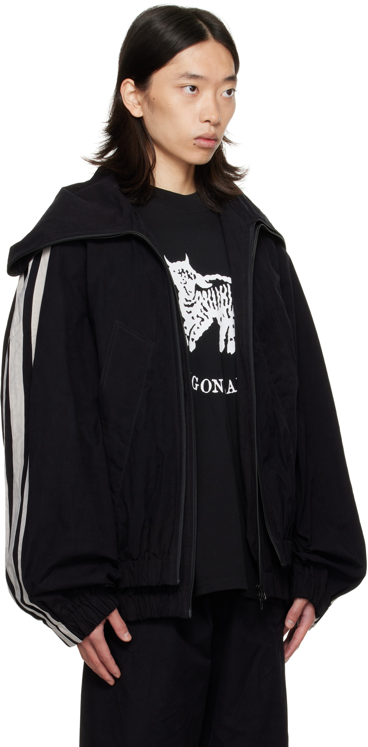 EGONlab Brown Fusion Track Jacket