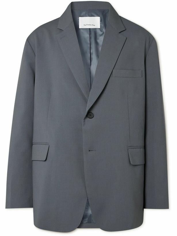 Photo: The Frankie Shop - Beo Crepe Blazer - Gray