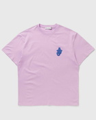 Jw Anderson Anchor Patch Tee Pink - Mens - Shortsleeves